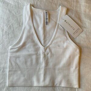 Athleta Aurora Crop Rib Tank